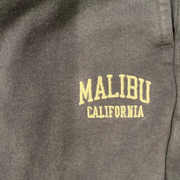 Brandy Melville- Navy Blue Jogger Pants one size fits all - Picture 2 of 4